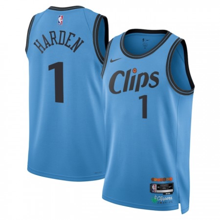 Män Los Angeles Clippers Tröja James Harden Nike 2024-25 City Edition Blå Swingman Män Los Angeles Clippers Tröja James Harden Nike 2024-25 City Edition Blå Swingman